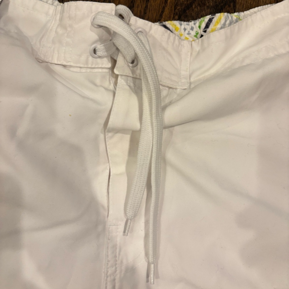 Joe Boxer White and Green bathing suit size medium - Picture 3 of 5